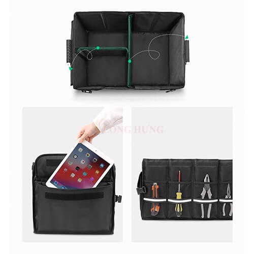 Túi đựng dụng cụ trên ô tô Ugreen Multifuctional Car Trunk Organizer LP256 80710 - Hàng chính hãng - Chống thấm nước tốt