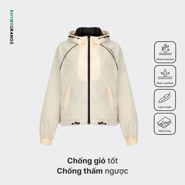 Áo Khoác Nữ Chống Gió LIMEORANGE CROP WINDSTOPPER 2 - RO22737402