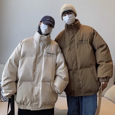 Áo khoác, áo phao Fear Of God Essentinals trần bông dày dặn