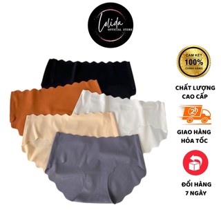 Quần Lót Nữ Lolida Cao Cấp Thiết Kế Đúc Su Thun Lạnh Không Đường May Viền Sóng Mã 63