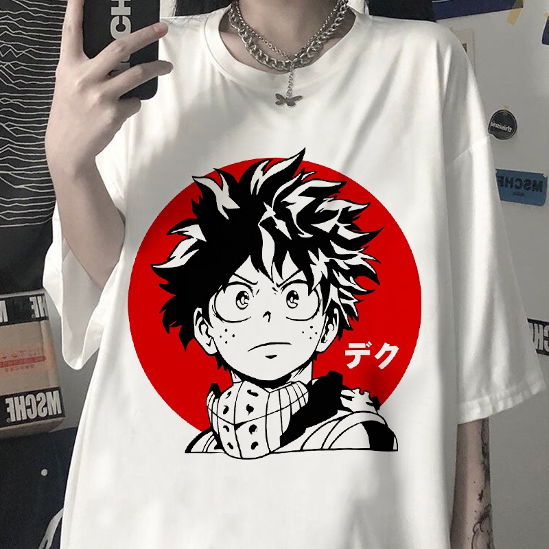 Áo Thun In Hình Nhân Vật Anime Boku No Hero  Mẫu Mới Cực Chất Unisex Nam Nữ