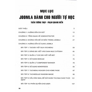 Sách - Joomla Dành Cho Người Tự Học