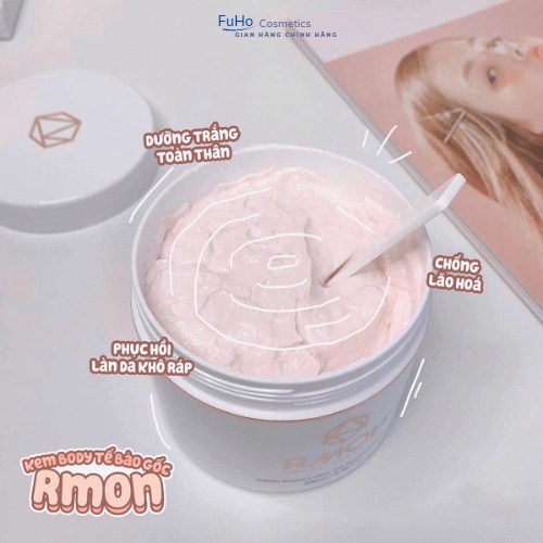 Kem Dưỡng Trắng Da Tế Bào Gốc Rmon White Label Dia Whitening Cream 200ml Fuho cosmetics