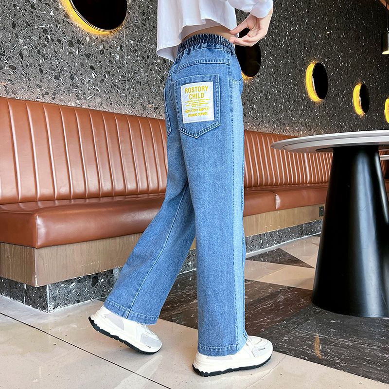 Đặc Biệt Mới ~ Quần Jean Ống Rộng Vừa Cỡ Lớn Cho Bé Gái