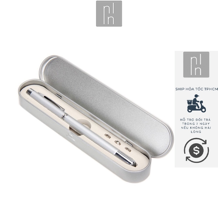 Bút Trình Chiếu Tia Laser 5in1 Nhiều Chức Năng Chất Liệu Hợp Kim Tặng Hộp Đựng Sử Nguồn 3 Viên Pin
