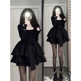 (Sẵn - Ảnh thật) ĐẦM NƠ XOÈ TAY DÀI KIỂU BODY D42 | Sugarblingbling