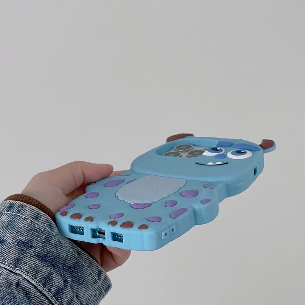 Ốp Điện Thoại Silicon Họa Tiết Hoạt Hình Blue Sulley Cho iphone 14 13 12 11 pro xr x xs max 7 8 6 6s plus