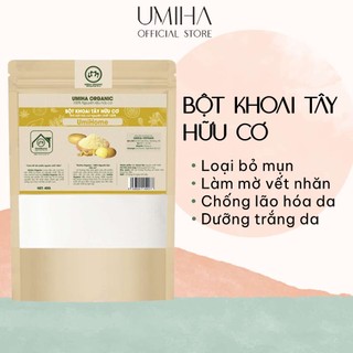 Bột Khoai Tây Đắp Mặt Hữu Cơ Umiha Nguyên Chất 40g | Potato Flour 100% Organic