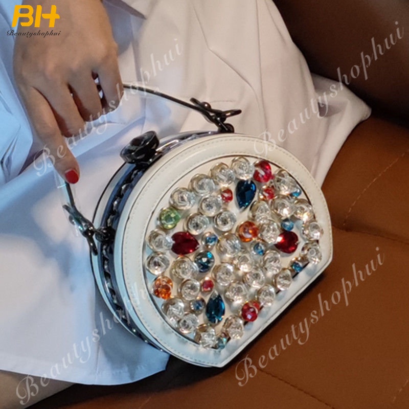 Túi Đeo Chéo Đính Đá Thời Trang 2022 Dành Cho Nữ