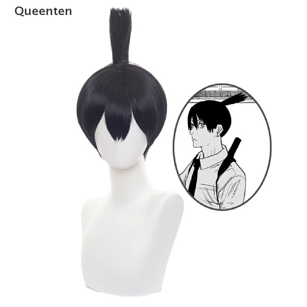 Tóc Giả Màu Đen Hóa Trang Nhân Vật Aki Hayakawa