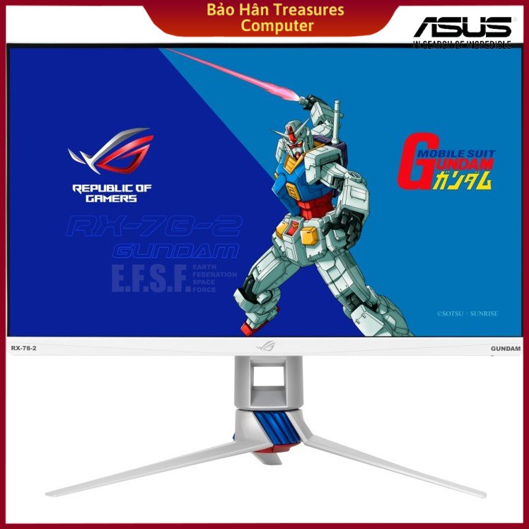 Màn hình máy tính Asus ROG Strix XG279Q-G GUNDAM EDITION 27 inch 2K IPS 170Hz - Hàng Chính Hãng