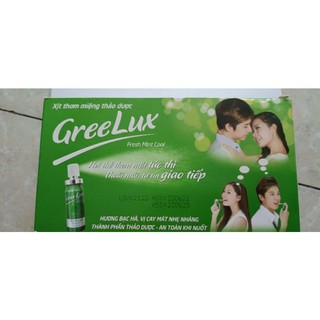 Xịt Thơm Miệng Khử Mùi GreeLux 12ml(hương Fresh Mint Cool)