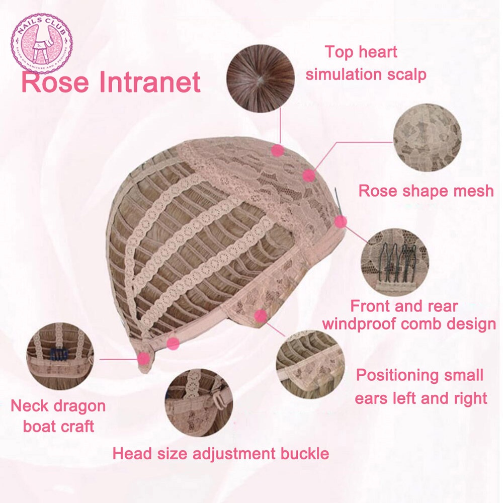 Tóc Giả Màu Nâu Có Mũ Đen Nhẹ Và Thoải Mái Cho Học Sinh Đi Học / Du Lịch