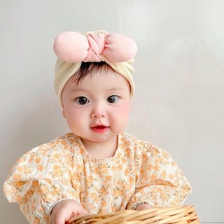 Mũ turban nơ mũ trùm đầu đáng yêu cho bé yêu từ 3m đến 2y