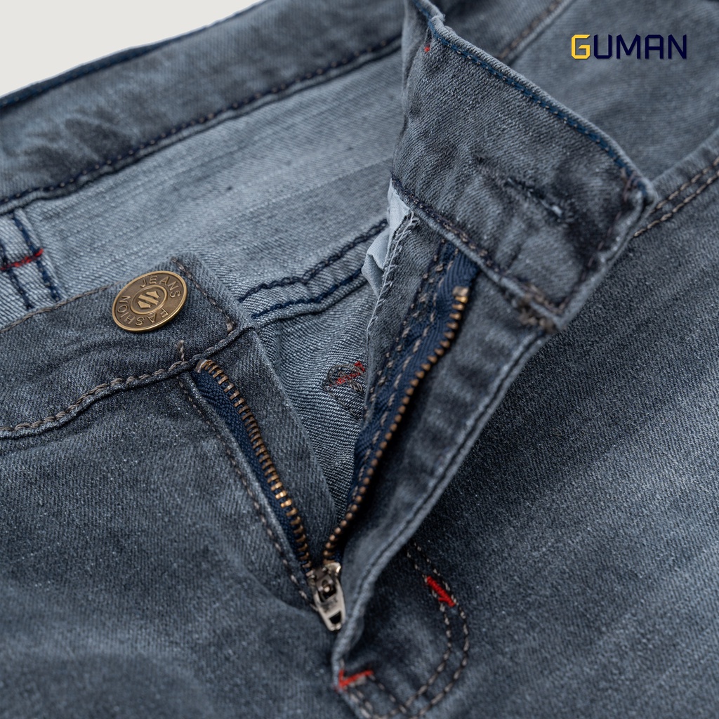 Quần Jean Ryder, Phom Slim Fit, Màu Xám GLJ10 GUMAN