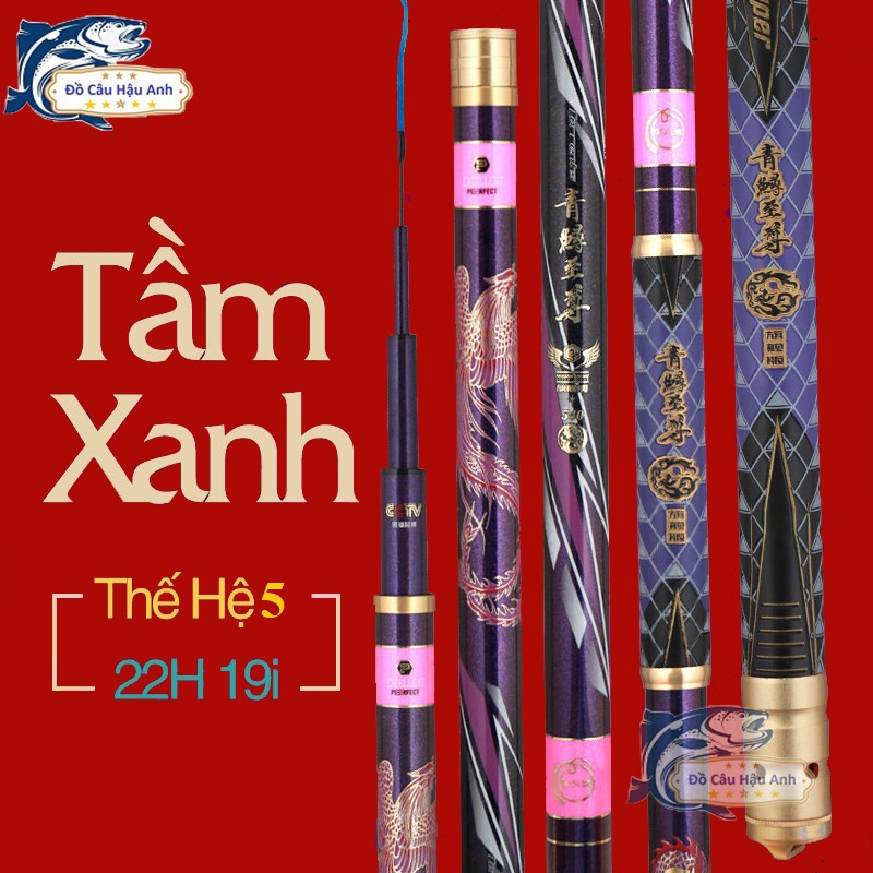 Cần Câu Đài 20H Tầm Xanh Thế Hệ 5 Cần Câu Tay Săn Hàng Cao Cấp CC1-TH5