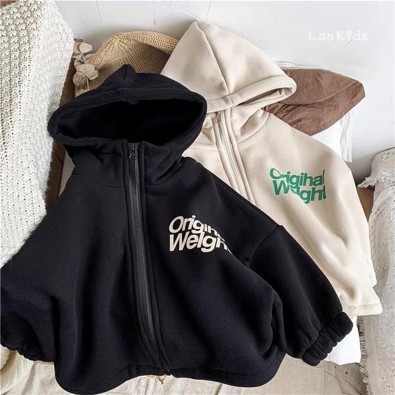 Áo Nỉ Hoodie Cho Bé Trai Và Bé Gái Chất Nỉ Lót Bông Từ 8-35kg TunBaBy