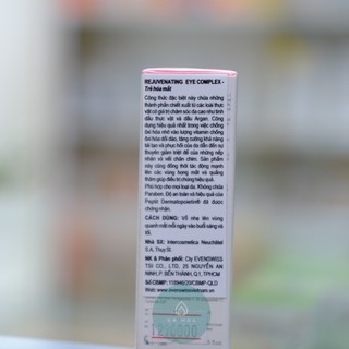 TRẺ HÓA MẮT EVENSWISS REJUVENATING EYE COMPLEX 15ML