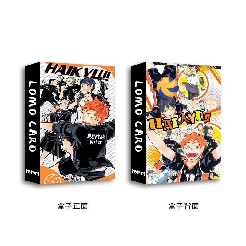 Haikyuu 2023 Haikyuu! Set 30 Tấm Thẻ Ảnh Lomo Hai Mặt In Hình Thần Tượng
