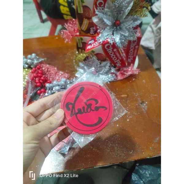 Thẻ giấy chữ trang trí Tết