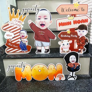 Set Chibi Thôi Nôi Sinh Nhật Cho Bé Dễ Thương