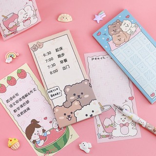 Giấy note ghi chú dán được hình cô gái cute dễ thương