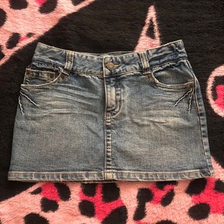 Chân váy jeans y2k 2hand / miniskirt