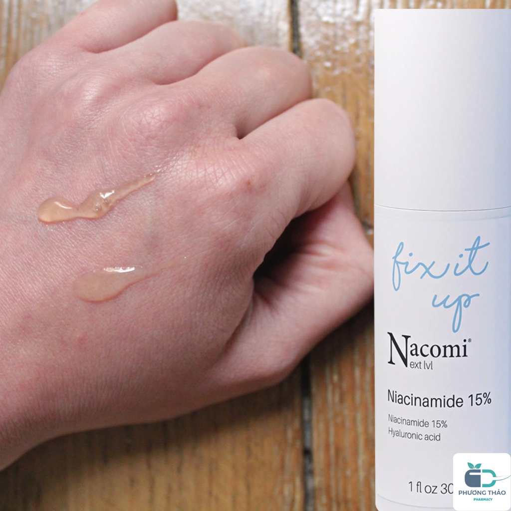 Serum Nacomi Niacinamide 15% ngừa mụn, chống lão hóa, cải thiện trắng sáng da 30ml - Phương Thảo Pharmacy