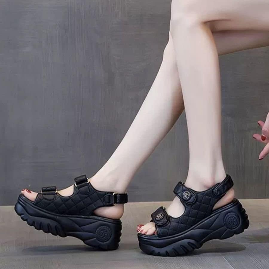 SANDAL ĐẾ GỒ QUAI DÁN HÀNG XỊNN