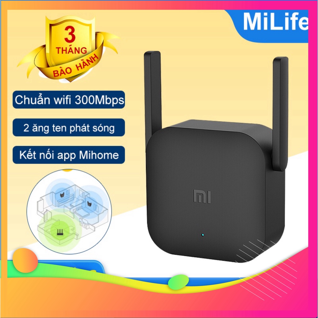 XẢ BANH NÓC Kích sóng Wifi Xiaomi Repeater PRO băng thông 300 Mbps XẢ BANH NÓC