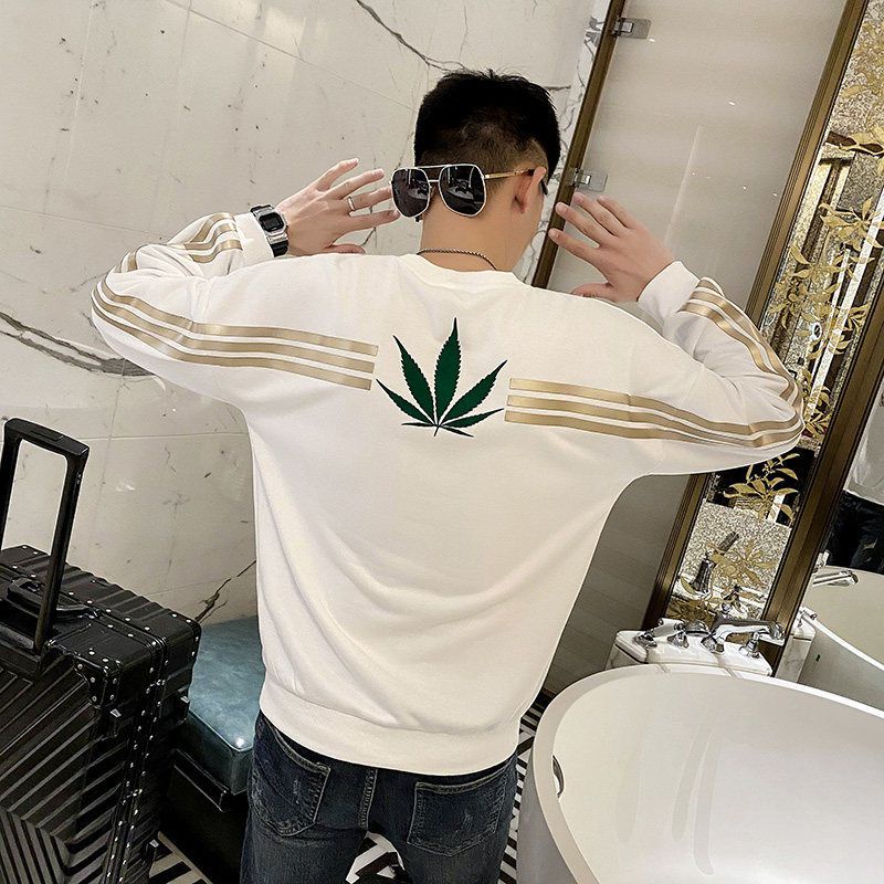 Áo Nỉ Nam Dài Tay Cổ Tròn Thời Trang Hàn