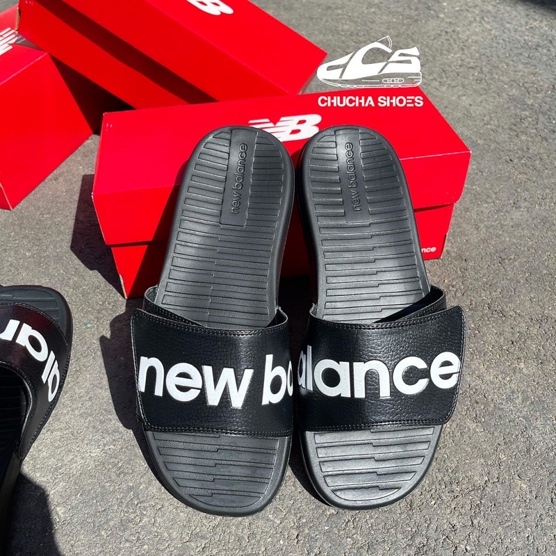 Dép New Balance Men's Sandals Negro/Blanco Màu Đen Trắng