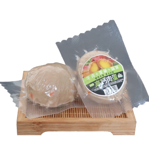 Thịt gà, bò, cá hồi bọc lòng đỏ trứng ăn liền, thức ăn dinh dưỡng cho chó mèo 40g_CaCopetshop
