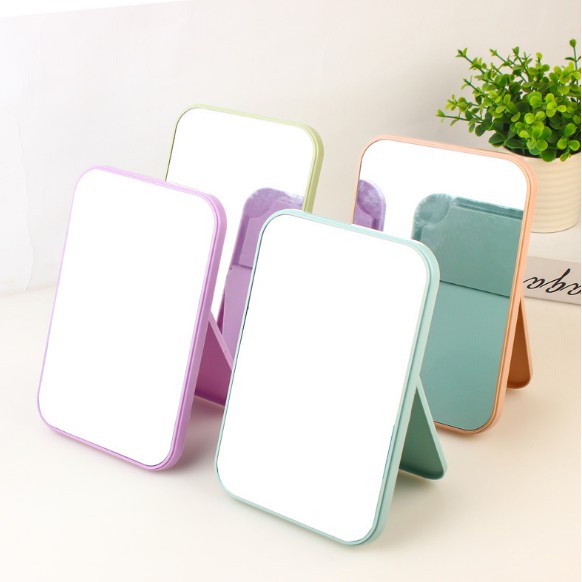 Gương Trang Điểm Hình Chữ Nhật Để Bàn Hàn Quốc Dễ Thương PINKWISH HA401