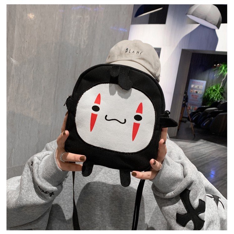 Túi Đeo Chéo Hình Búp Bê Nhồi Bông Dễ Thương Phong Cách Harajuku Nhật Bản