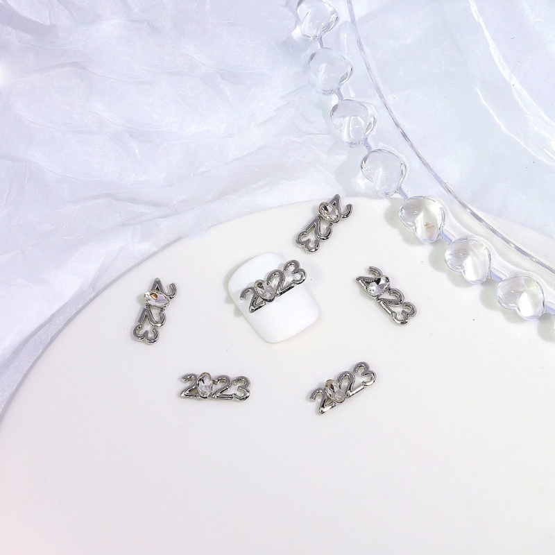 Phụ Kiện Kim Loại Đính Trang Trí Móng Tay Nghệ Thuật