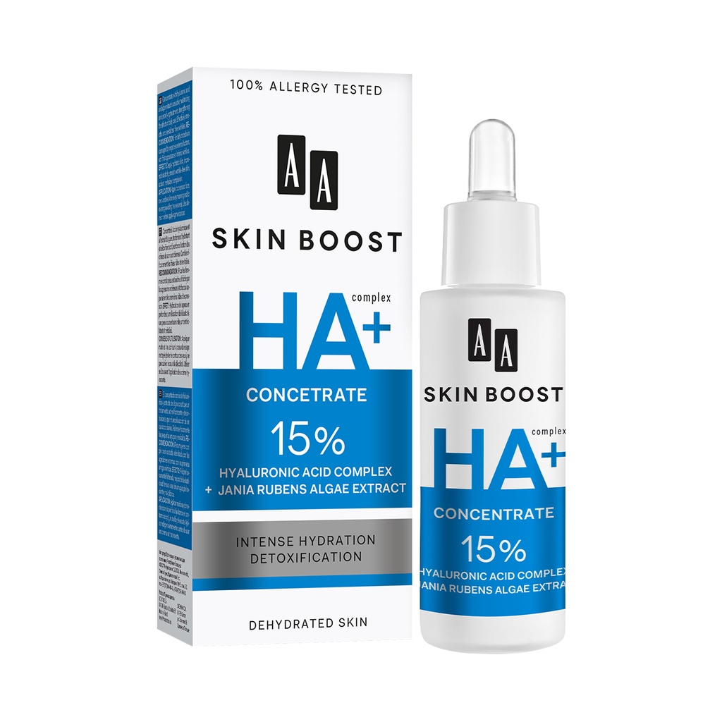 Serum Cấp Ẩm Và Làm Mịn Da HA+ AA Cosmetics Skin Boost HA+ Chính Hãng,Trẻ Hóa Sáng Mịn Hồi Phục Làn Da, Lọ 30ml - Dr. Nh