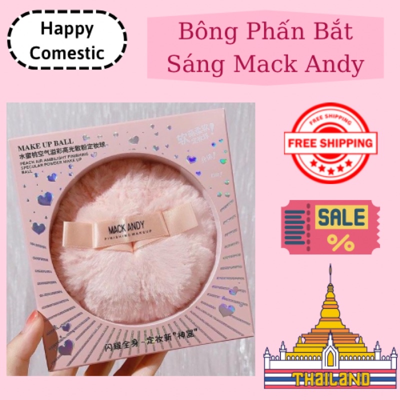 Bông Phấn Bắt Sáng Mack Andy Cao Cấp