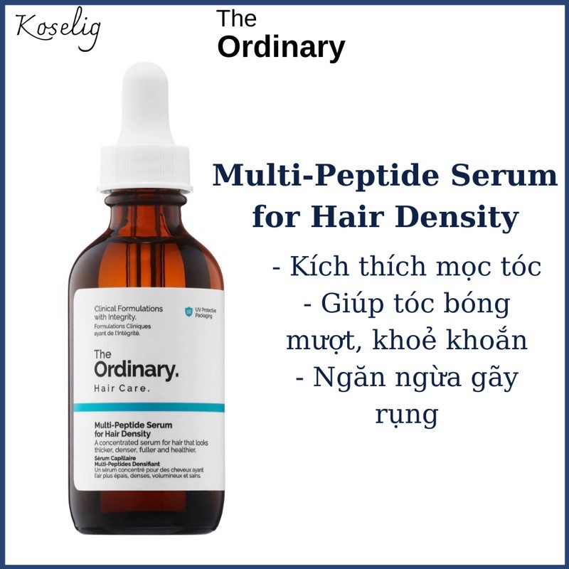 Serum dưỡng tóc, kích thích mọc tóc - Multi-Peptide Serum for Hair Density  – The Ordinary