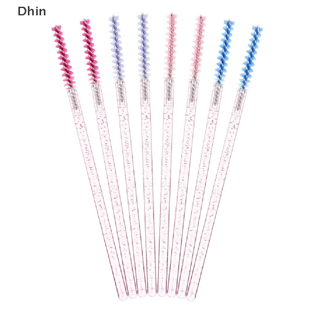 Set 50 Cọ Chuốt Lông Mi / Lông Mày Tay Cầm Pha Lê Tiện Lợi