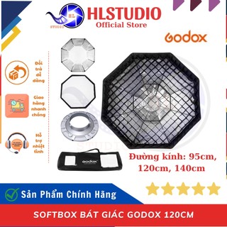 Softbox Bát Giác Godox 120cm HL Studio, Phù Hợp Chụp Ảnh Thời Trang, Chân Dung