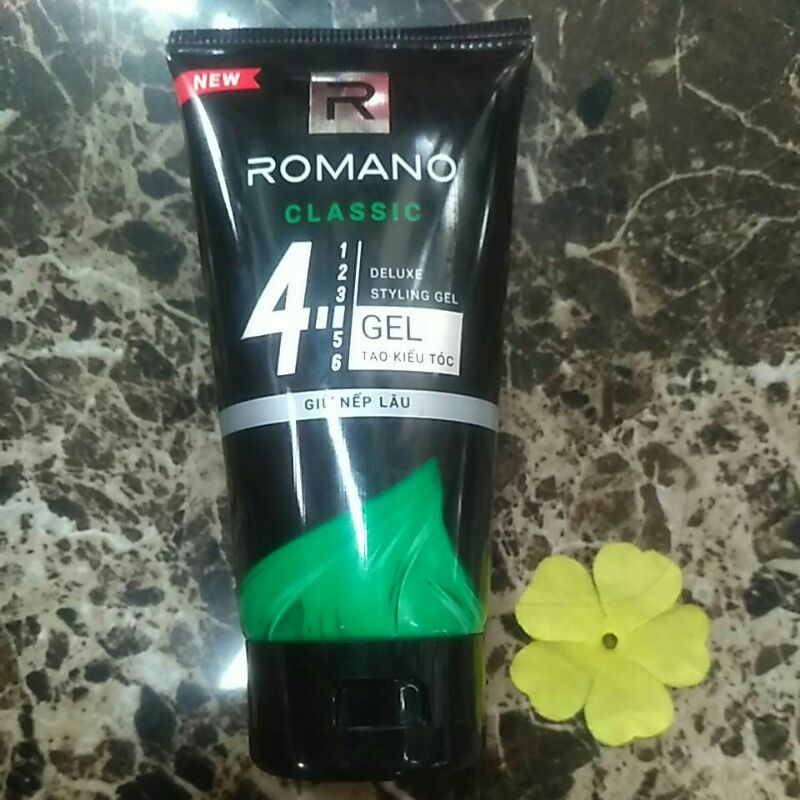Gel vuốt tóc nam  Romano 150g .