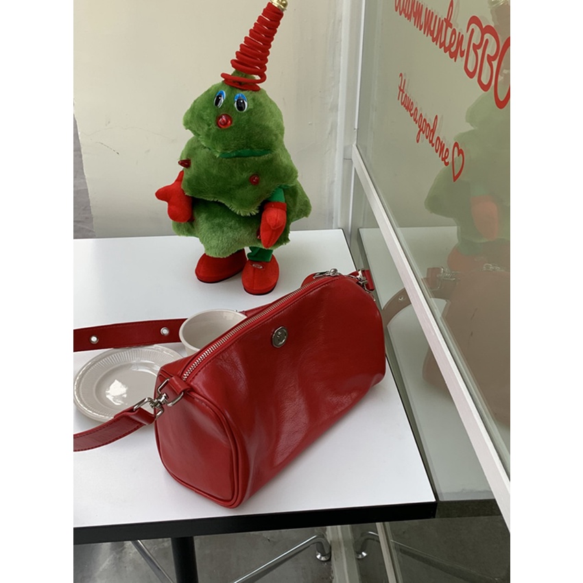 Túi Xách Da PU Bóng Thời Trang Hàn Quốc Cho Nữ Mới