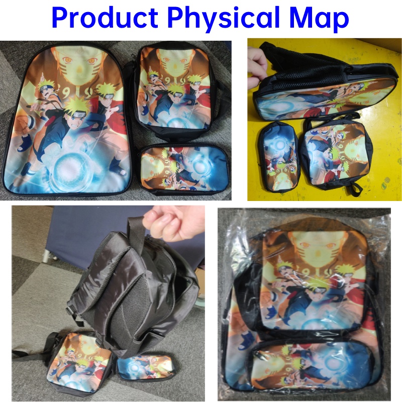 Ba Lô Đi Học In Họa Tiết Hoạt Hình NARUTO Dành Cho Nam Và Nữ