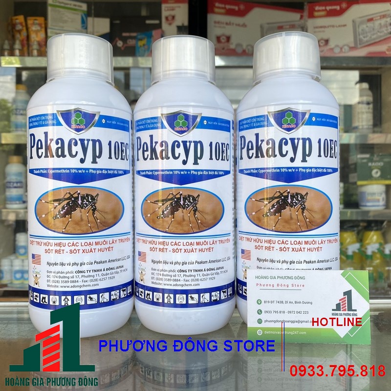 Thuốc diệt muỗi Pekacyp 10EC  sử dụng