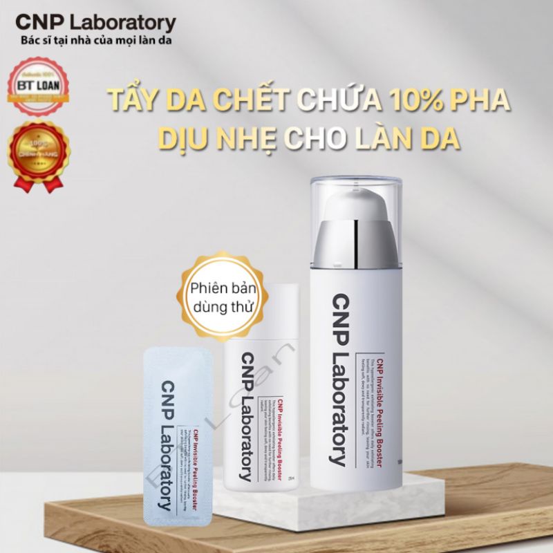 [ MỚI 31ML 2026 ] tẩy tế bào chết hóa học  peel da CNP Laboratory Invisible Peeling Booster