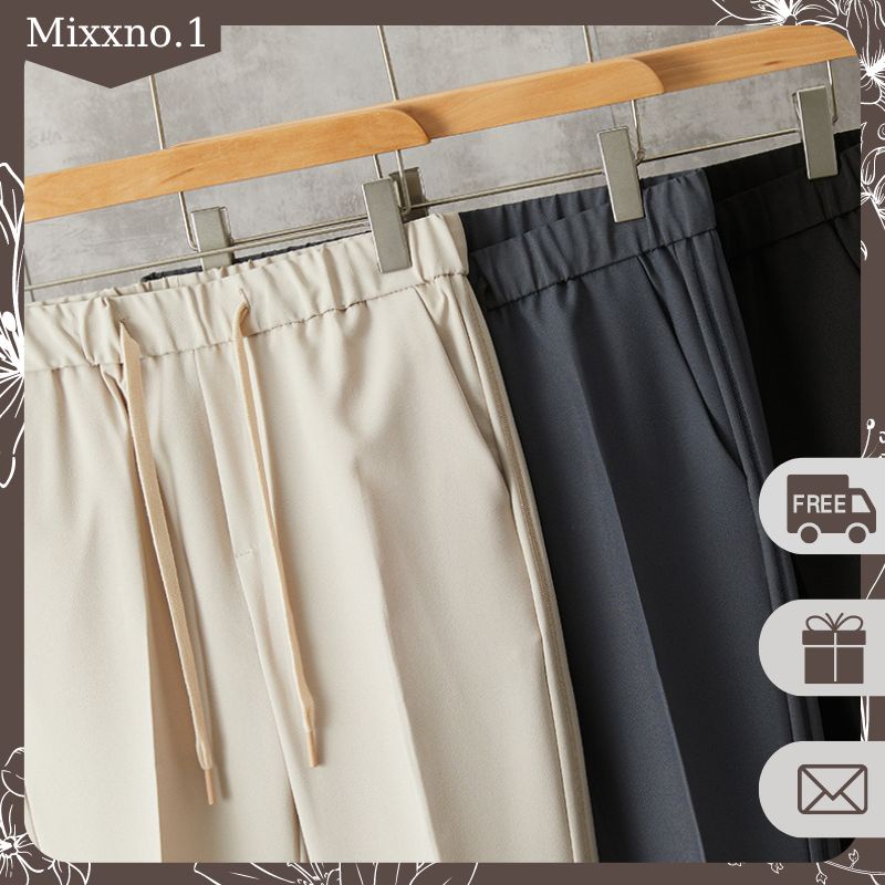 Quần Baggy Nam Ống Đứng Dáng Suông Trơn Màu Basic Phối Dây Rút Thời Trang MixxStore QUAN NAM 114V5 | BigBuy360 - bigbuy360.vn