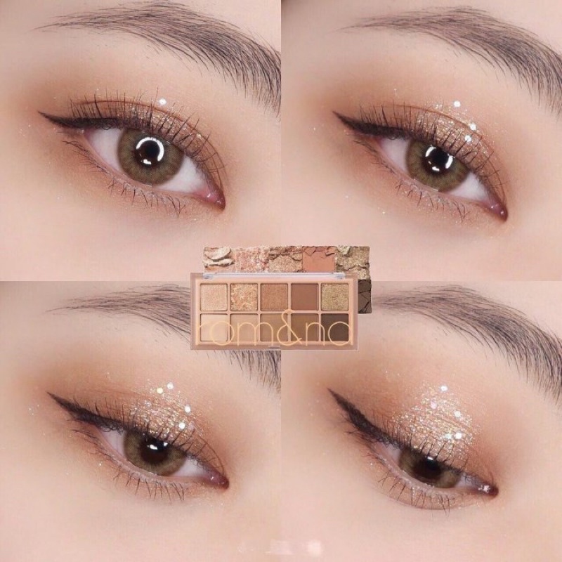 Có sẵn - Bảng phấn mắt ROMAND số 02 Mahogany Garden tone nâu ấm cho đôi mắt đẹp long lanh