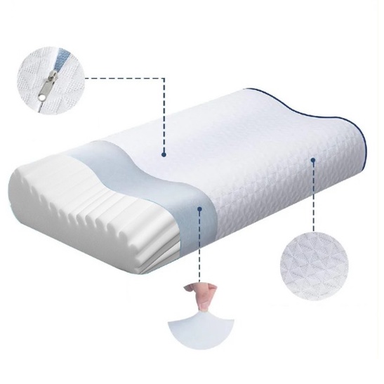 [QUÀ TẶNG NỆM] Gối Midori Cooling Pillow làm mát hỗ trợ nâng đỡ cổ gáy phân phối và bảo hành bởi Vua Nệm