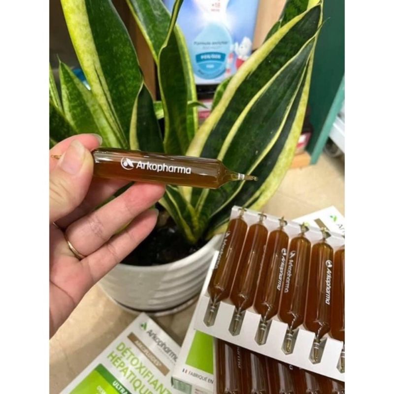 Thải Đ.ộc Gan Arkopharma Detoxifiant Hepatique của Pháp, viên uống gan , gan loại 20 ống